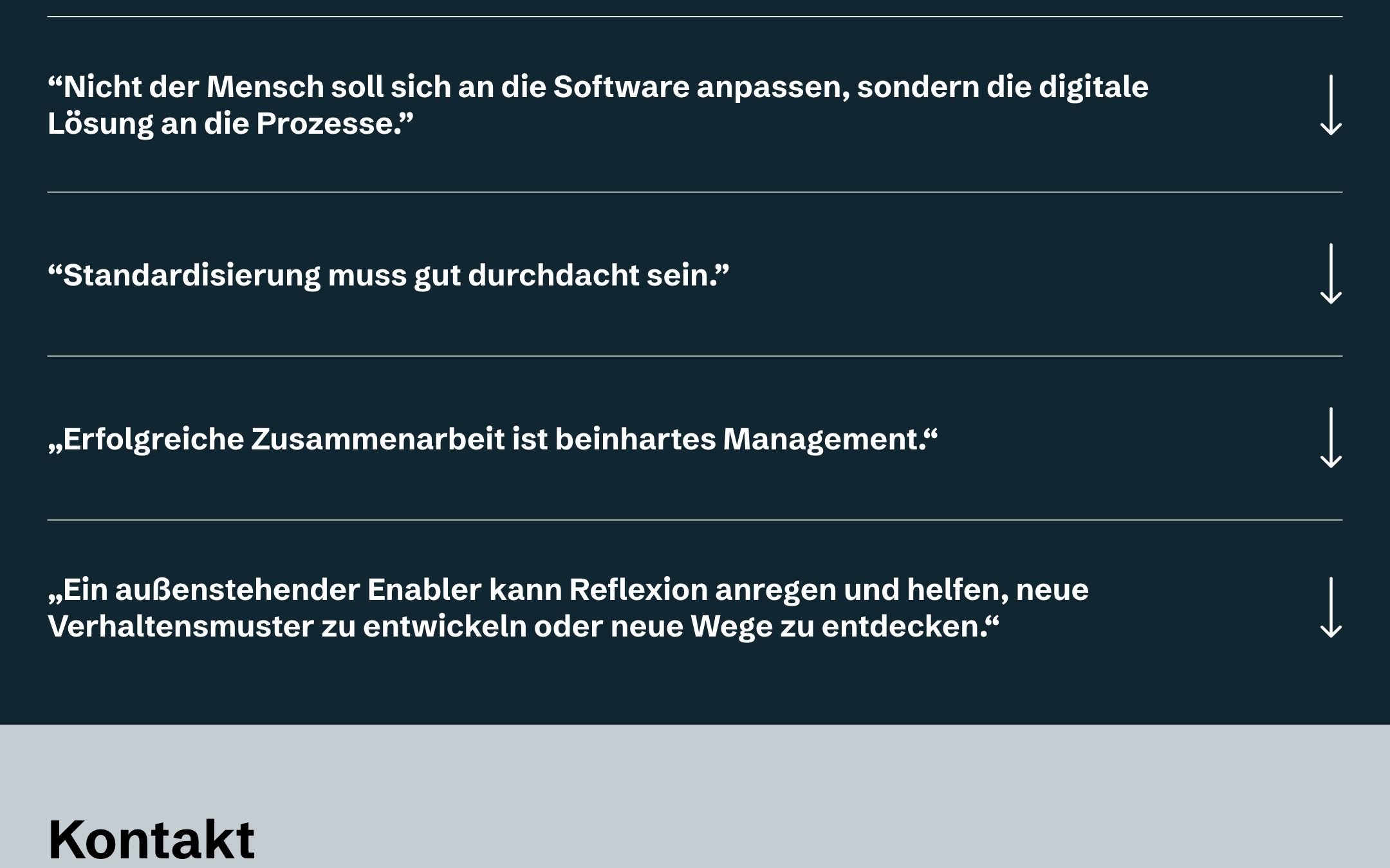 42 Consulting — weitere Sektion