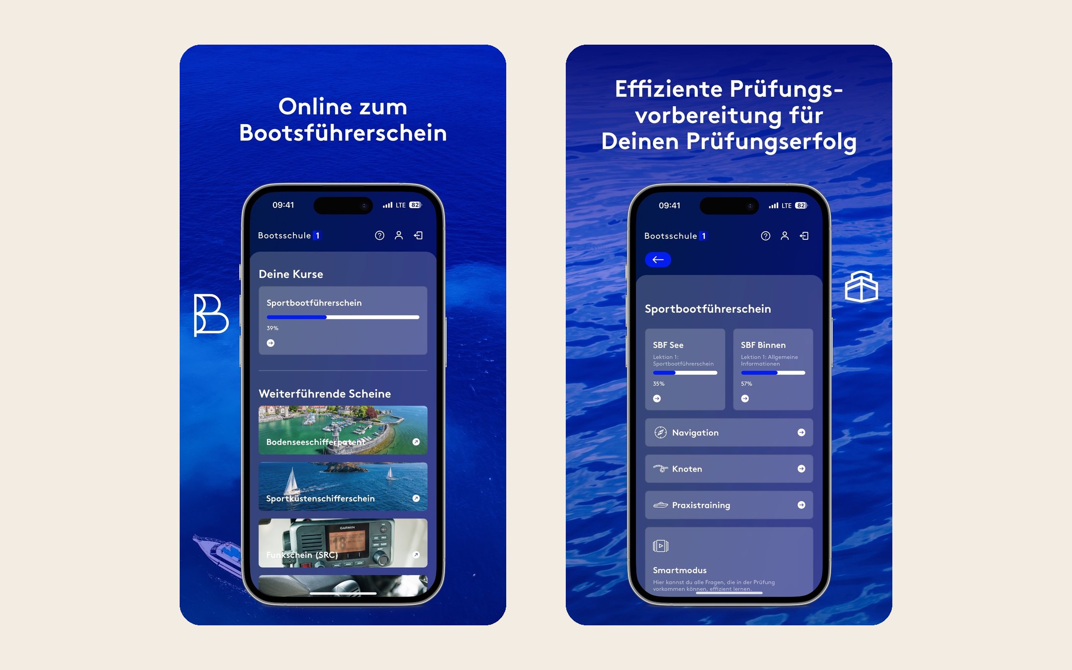 Bootsschule1 — App-Ansichten Kurse