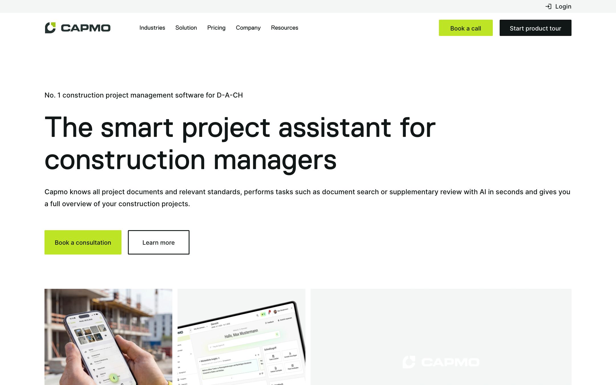 Capmo — Startseite