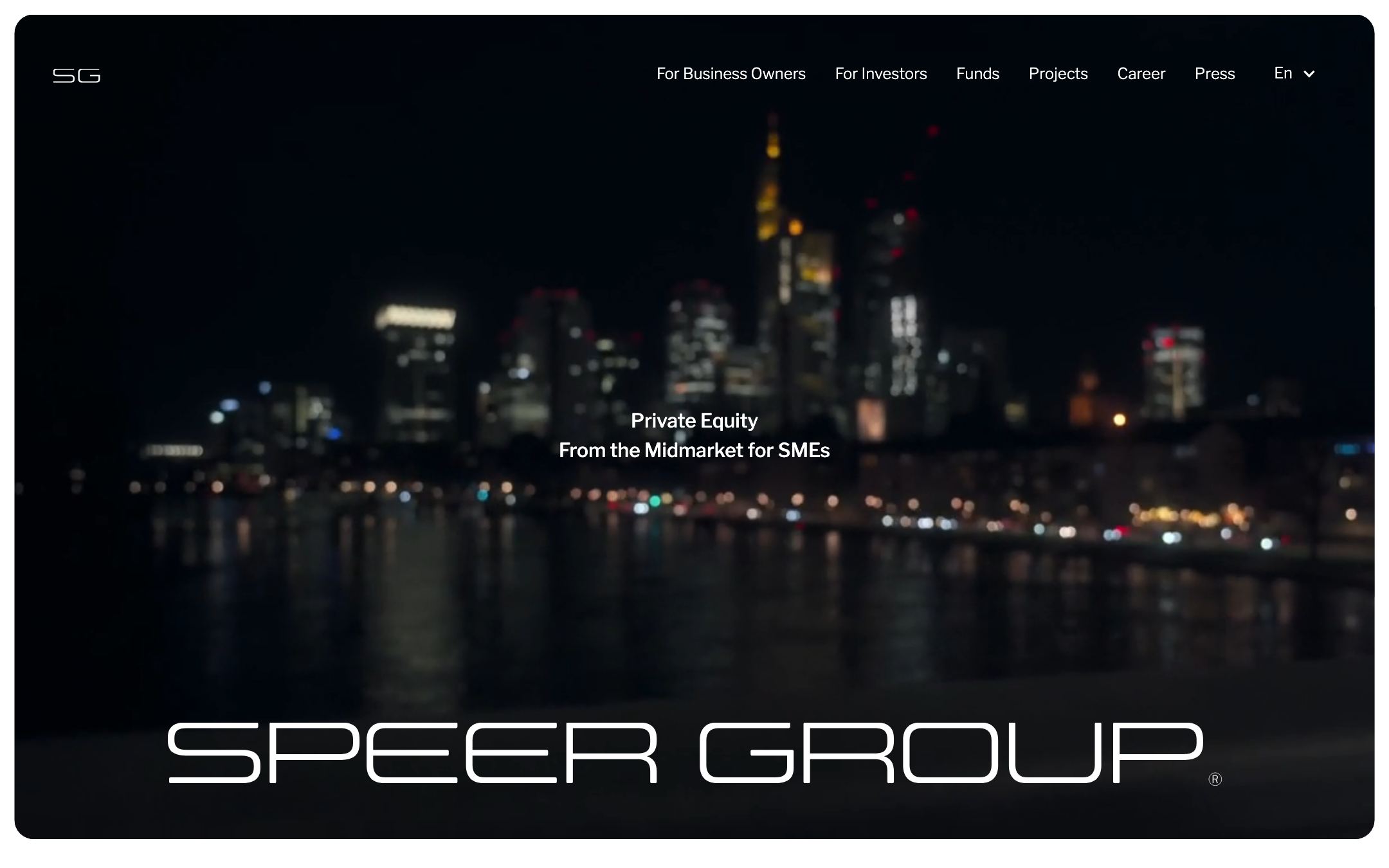 Speer Group — Website
