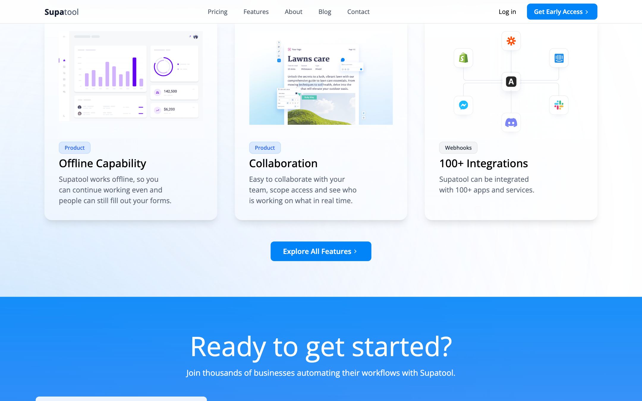 Supatool — weitere Sektion