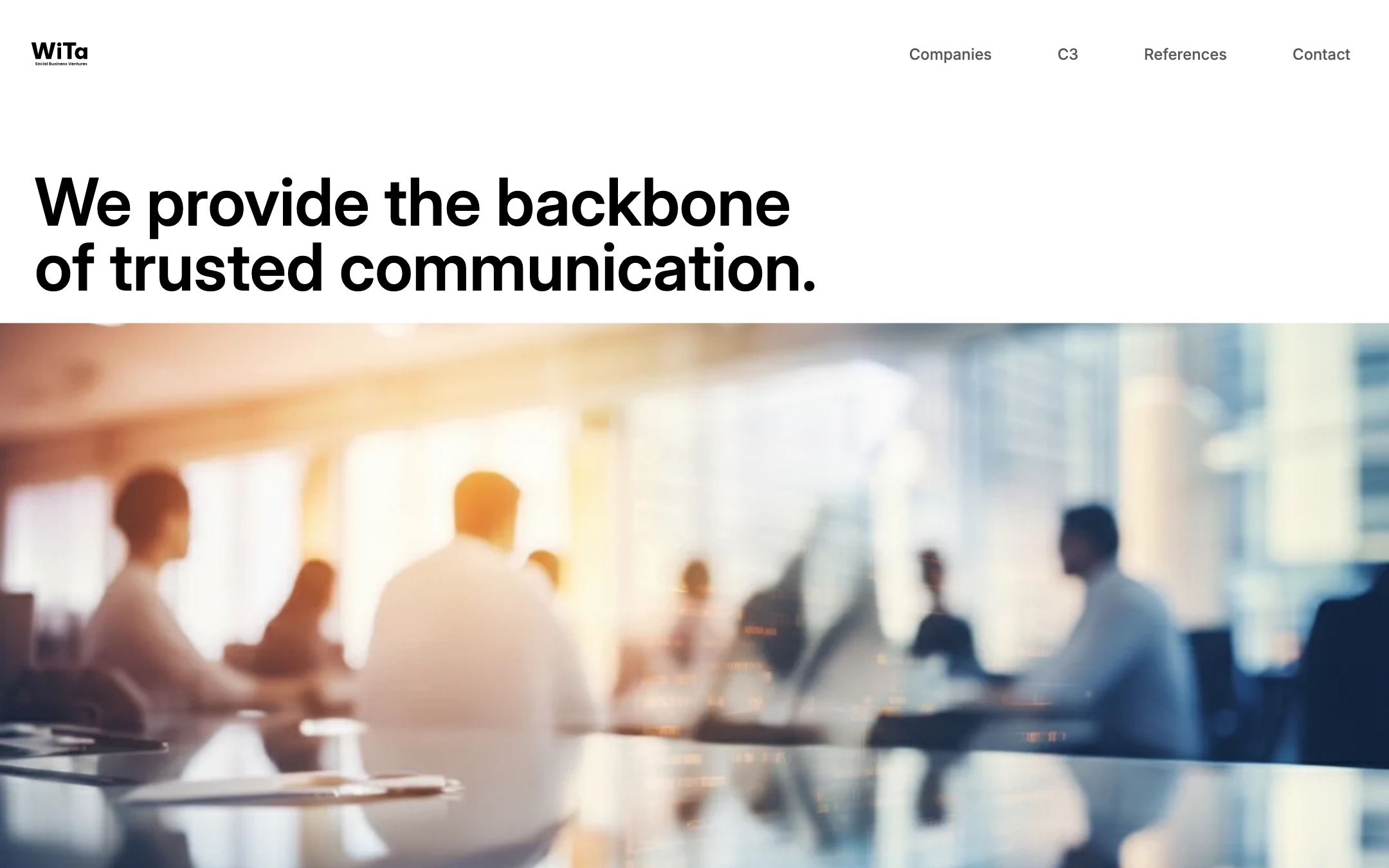 WiTa Ventures — Website